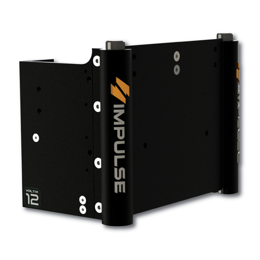 IMPULSE Series Jack Plate—Black Anodize Powrtran